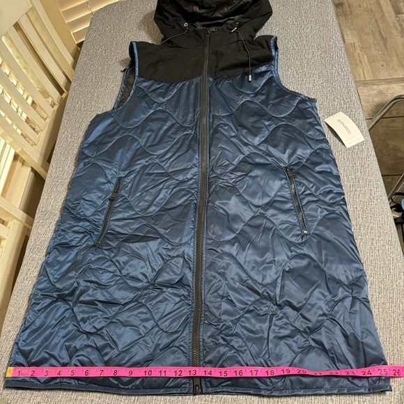 Bernardo Longline Quilted Mixed Media EcoPlume Vest - Picture 16 of 16